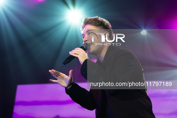  	Andre De Filippi Aka Alfa Performs Live In Palapartenope On November 20, 2024 In Naples, Italy.