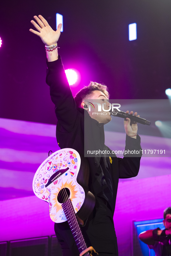  	Andre De Filippi Aka Alfa Performs Live In Palapartenope On November 20, 2024 In Naples, Italy.