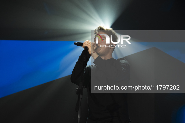  	Andre De Filippi Aka Alfa Performs Live In Palapartenope On November 20, 2024 In Naples, Italy.