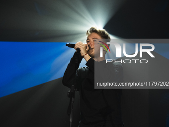  	Andre De Filippi Aka Alfa Performs Live In Palapartenope On November 20, 2024 In Naples, Italy.(