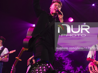  	Andre De Filippi Aka Alfa Performs Live In Palapartenope On November 20, 2024 In Naples, Italy.(