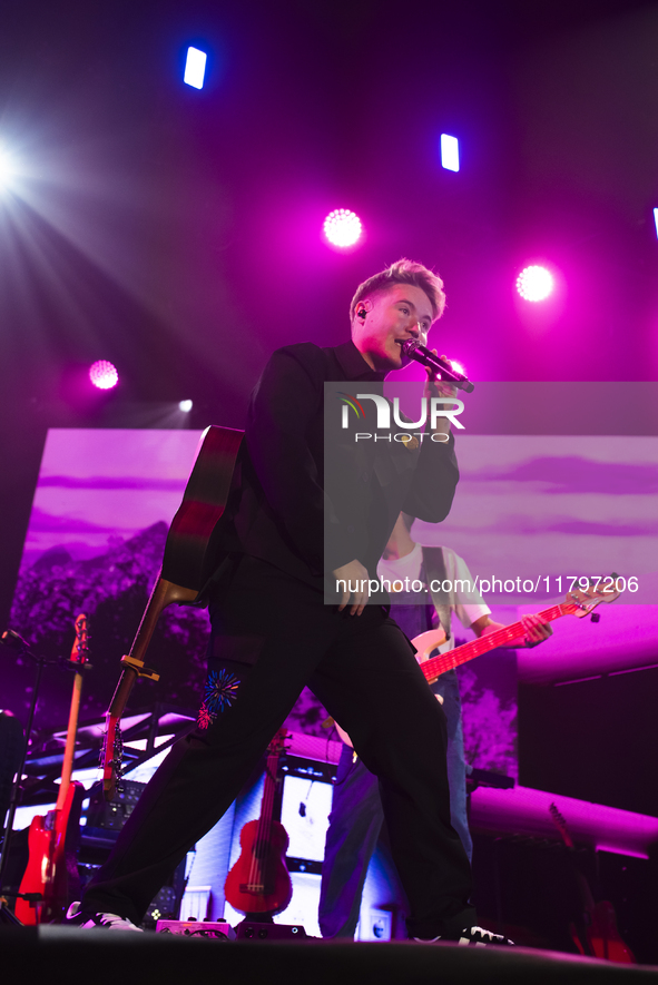  	Andre De Filippi Aka Alfa Performs Live In Palapartenope On November 20, 2024 In Naples, Italy.