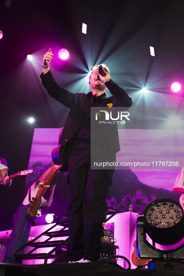  	Andre De Filippi Aka Alfa Performs Live In Palapartenope On November 20, 2024 In Naples, Italy.