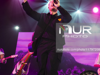  	Andre De Filippi Aka Alfa Performs Live In Palapartenope On November 20, 2024 In Naples, Italy.(