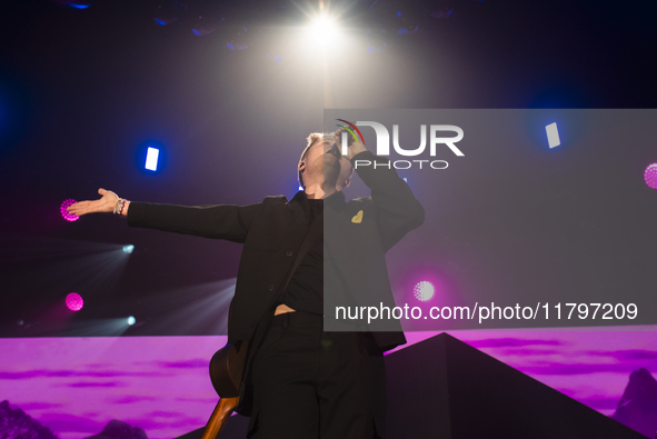  	Andre De Filippi Aka Alfa Performs Live In Palapartenope On November 20, 2024 In Naples, Italy.