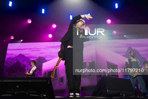  	Andre De Filippi Aka Alfa Performs Live In Palapartenope On November 20, 2024 In Naples, Italy.