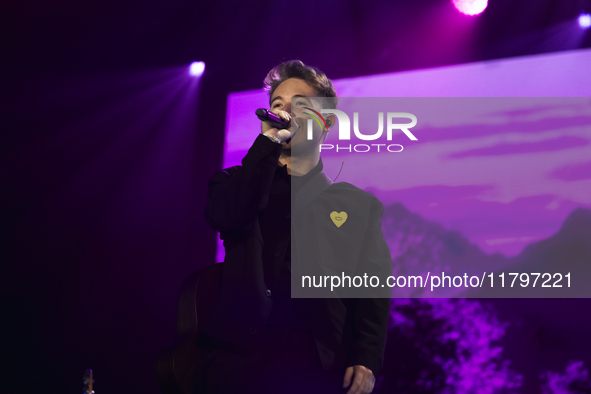  	Andre De Filippi Aka Alfa Performs Live In Palapartenope On November 20, 2024 In Naples, Italy.