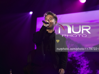  	Andre De Filippi Aka Alfa Performs Live In Palapartenope On November 20, 2024 In Naples, Italy.(