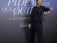 At a photocall for ''Pideme lo que Quieras'' in Madrid, Spain, on November 21, 2024, Mario Ermito poses. (