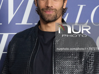 At a photocall for ''Pideme lo que Quieras'' in Madrid, Spain, on November 21, 2024, Mario Ermito poses. (