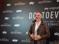 Filippo Timi attends the ''Dostoevskij'' photocall at Hotel Eden in Rome, Italy, on November 20, 2024. (