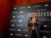 Filippo Timi attends the ''Dostoevskij'' photocall at Hotel Eden in Rome, Italy, on November 20, 2024. (