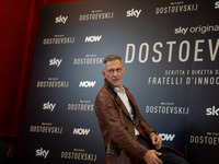 Filippo Timi attends the ''Dostoevskij'' photocall at Hotel Eden in Rome, Italy, on November 20, 2024. (