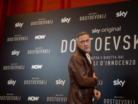 Filippo Timi attends the ''Dostoevskij'' photocall at Hotel Eden in Rome, Italy, on November 20, 2024. (