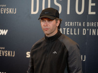 Gabriel Montesi attends the ''Dostoevskij'' photocall at Hotel Eden in Rome, Italy, on November 20, 2024. (