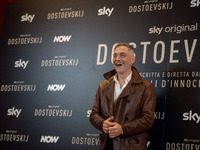 Filippo Timi attends the ''Dostoevskij'' photocall at Hotel Eden in Rome, Italy, on November 20, 2024. (