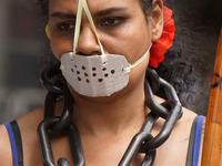 People attend a rally against racism during Black Awareness Day in Sao Paulo, Brazil, on November 20, 2024. (