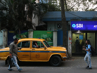 The scene of a State Bank of India ATM booth in Kolkata, India, on November 21, 2024. (