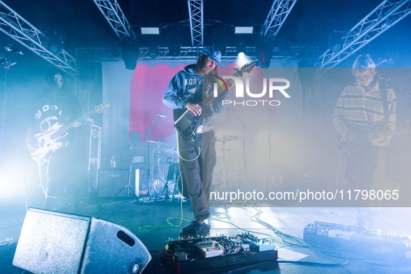 American Alternative Band DIIV Perform Live At Circolo Magnolia In Segrate, Milan, Italy On November 20th, 2024.