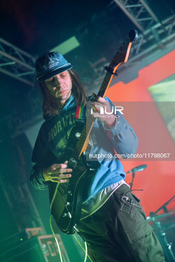 American Alternative Band DIIV Perform Live At Circolo Magnolia In Segrate, Milan, Italy On November 20th, 2024.