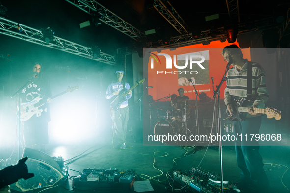 American Alternative Band DIIV Perform Live At Circolo Magnolia In Segrate, Milan, Italy On November 20th, 2024.