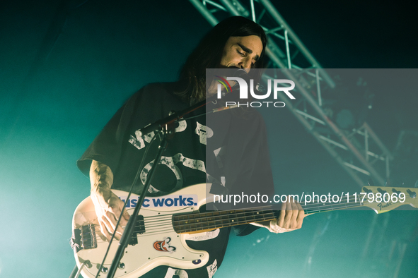 American Alternative Band DIIV Perform Live At Circolo Magnolia In Segrate, Milan, Italy On November 20th, 2024.