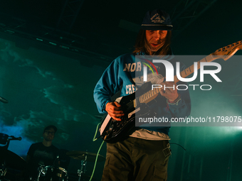 American Alternative Band DIIV Perform Live At Circolo Magnolia In Segrate, Milan, Italy On November 20th, 2024.(