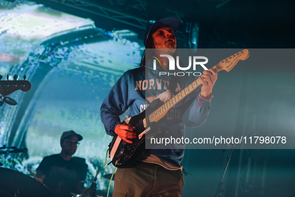 American Alternative Band DIIV Perform Live At Circolo Magnolia In Segrate, Milan, Italy On November 20th, 2024.