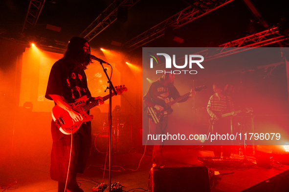 American Alternative Band DIIV Perform Live At Circolo Magnolia In Segrate, Milan, Italy On November 20th, 2024.