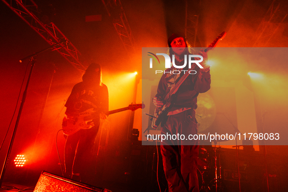 American Alternative Band DIIV Perform Live At Circolo Magnolia In Segrate, Milan, Italy On November 20th, 2024.