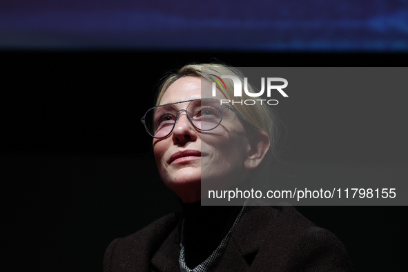 Cate Blanchett during Camerimage Festival in Torun, Poland on November 20, 2024. 