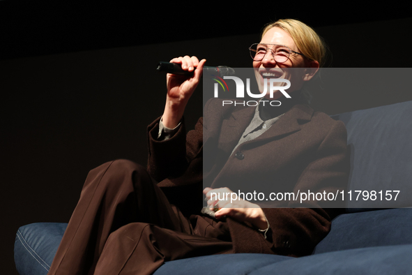 Cate Blanchett during Camerimage Festival in Torun, Poland on November 20, 2024. 