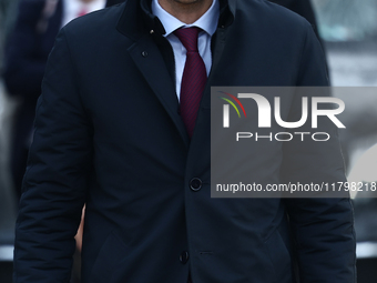 Foreign Affairs Minister of France Jean-Noel Barrot at the foreign ministers meeting in Warsaw, Poland on November 19, 2024. (