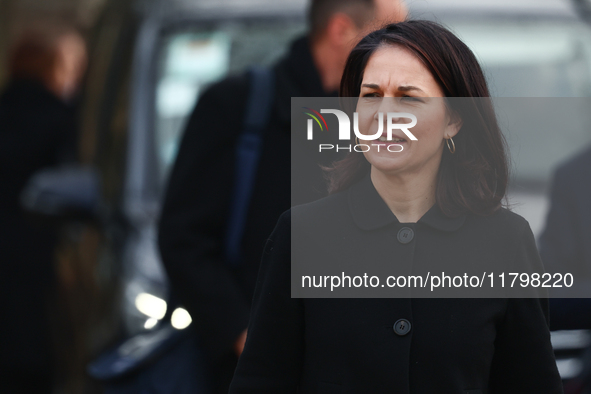 Foreign Affairs Minister of Germany Annalena Baerbock
at the foreign ministers meeting in Warsaw, Poland on November 19, 2024. 