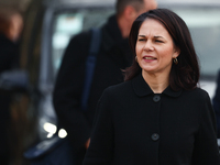 Foreign Affairs Minister of Germany Annalena Baerbock
at the foreign ministers meeting in Warsaw, Poland on November 19, 2024. (