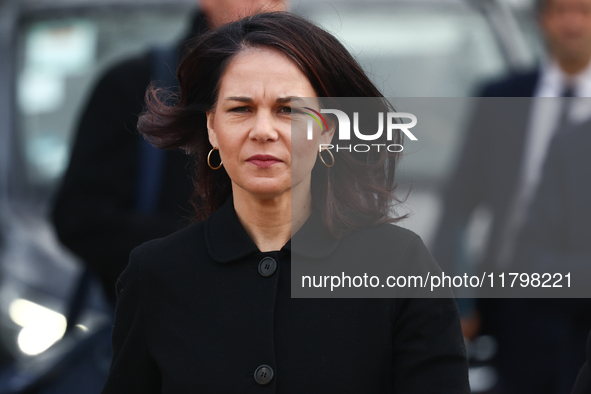 Foreign Affairs Minister of Germany Annalena Baerbock
at the foreign ministers meeting in Warsaw, Poland on November 19, 2024. 