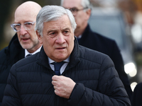 Foreign Affairs Minister of Italy Antonio Tajani at the foreign ministers meeting in Warsaw, Poland on November 19, 2024. (