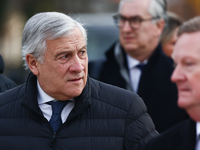 Foreign Affairs Minister of Italy Antonio Tajani at the foreign ministers meeting in Warsaw, Poland on November 19, 2024. (