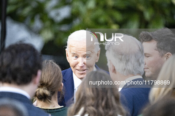 President Joe Biden welcomes the 2024 National Basketball Association champions, the Boston Celtics, to the White House in Washington, D.C.,...