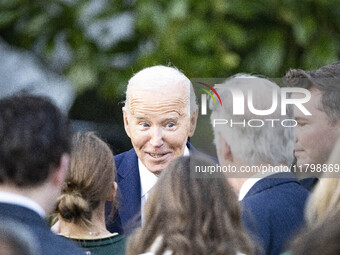 President Joe Biden welcomes the 2024 National Basketball Association champions, the Boston Celtics, to the White House in Washington, D.C.,...