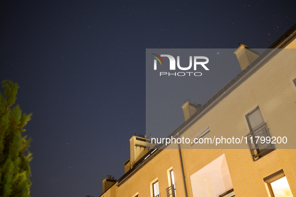 Stars are seen during a clear night in the sky above Warsaw, Poland on 21 November, 2024. 