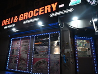 A 22-year-old man is stabbed inside Long Island Grocery Deli at 91-16A Sutphin Boulevard and is in critical condition in Jamaica, Queens, Ne...