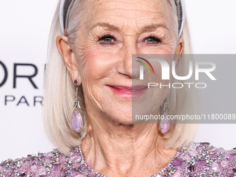 Helen Mirren arrives at the 19th Annual L'Oreal Paris' Women Of Worth Celebration 2024 held at NeueHouse Hollywood on November 21, 2024 in H...