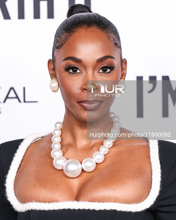 Nafessa Williams arrives at the 19th Annual L'Oreal Paris' Women Of Worth Celebration 2024 held at NeueHouse Hollywood on November 21, 2024...