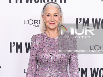 Helen Mirren arrives at the 19th Annual L'Oreal Paris' Women Of Worth Celebration 2024 held at NeueHouse Hollywood on November 21, 2024 in H...