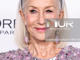 Helen Mirren arrives at the 19th Annual L'Oreal Paris' Women Of Worth Celebration 2024 held at NeueHouse Hollywood on November 21, 2024 in H...