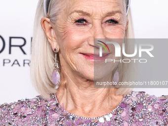 Helen Mirren arrives at the 19th Annual L'Oreal Paris' Women Of Worth Celebration 2024 held at NeueHouse Hollywood on November 21, 2024 in H...