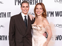 Ashlyn Harris and girlfriend Sophia Bush arrive at the 19th Annual L'Oreal Paris' Women Of Worth Celebration 2024 held at NeueHouse Hollywoo...