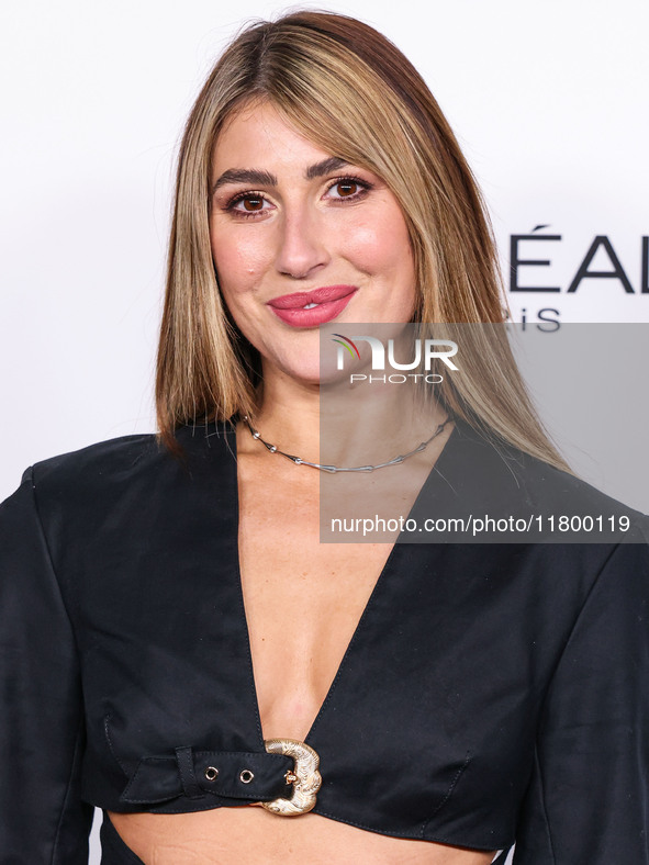 Emma Slater arrives at the 19th Annual L'Oreal Paris' Women Of Worth Celebration 2024 held at NeueHouse Hollywood on November 21, 2024 in Ho...