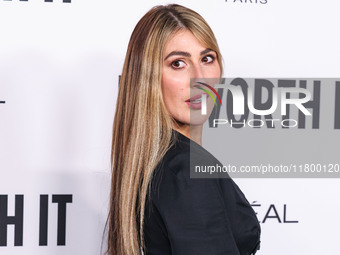 Emma Slater arrives at the 19th Annual L'Oreal Paris' Women Of Worth Celebration 2024 held at NeueHouse Hollywood on November 21, 2024 in Ho...